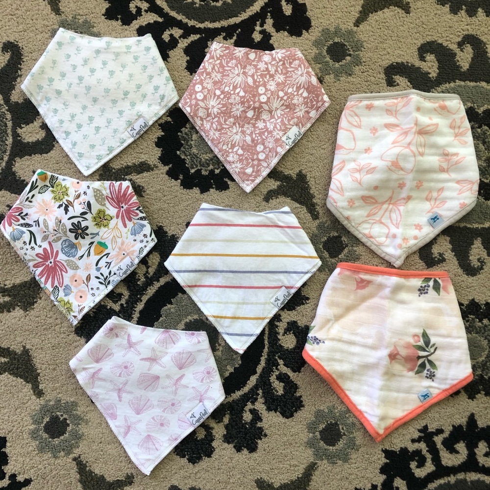 Copper Pearl & Little Unicorn Bib Lot
